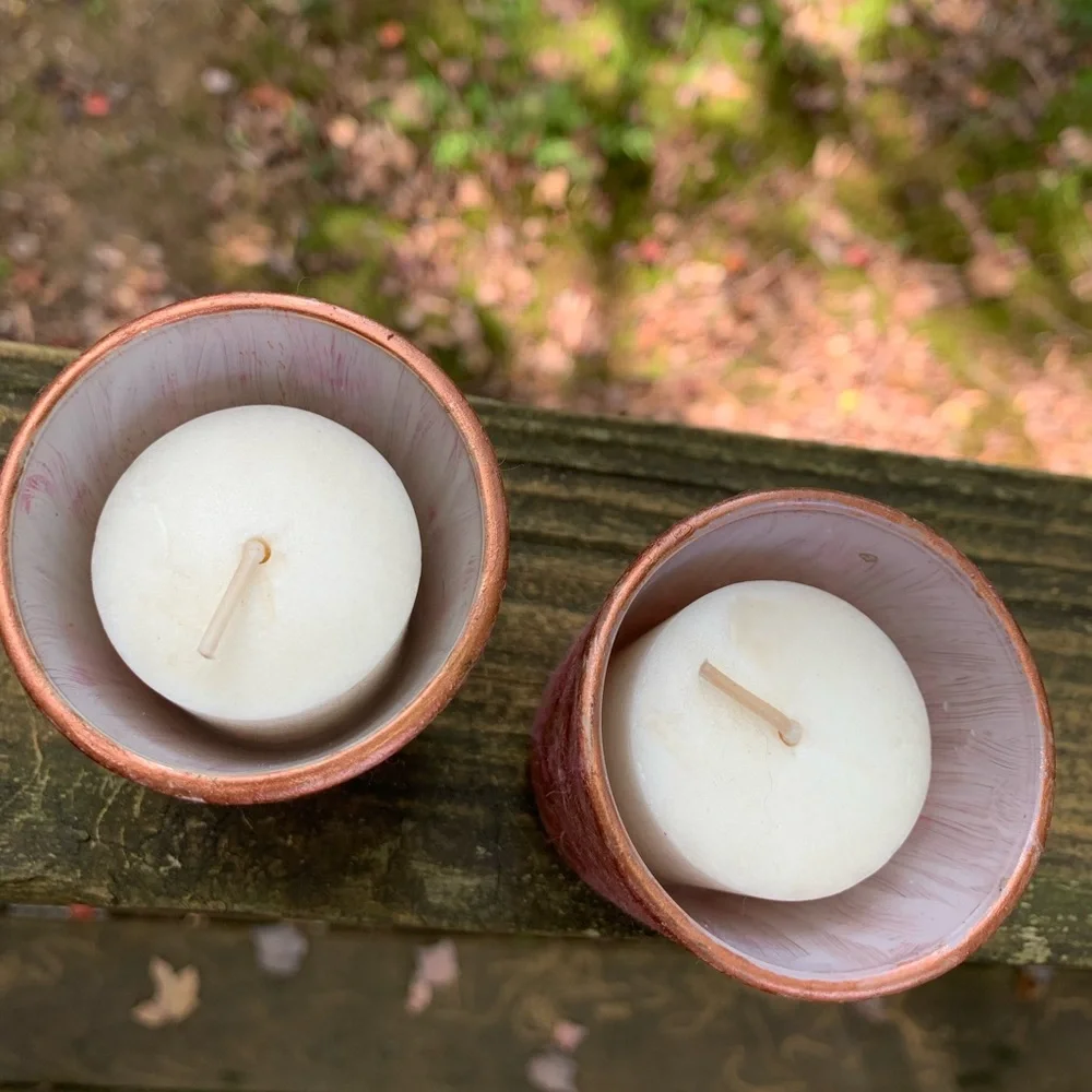 Hand Painted Votive Candle Holder Set - Picture 8 of 8